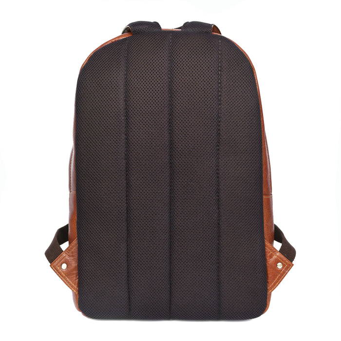 Sergio Leather Backpacks - Tan