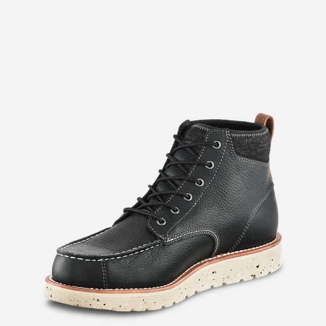 Irish Setter Setter Fifty men's 6 inch black leather boot, second alternate view