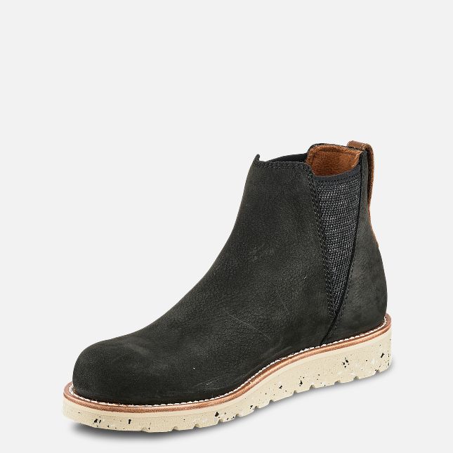 Irish Setter Setter Fifty women's 6 inch pull on boot in black, second alternate view