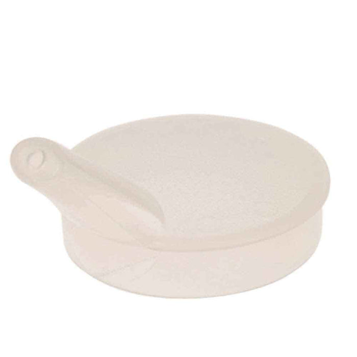 Image of Shaped Spouted Lid on a plain background.