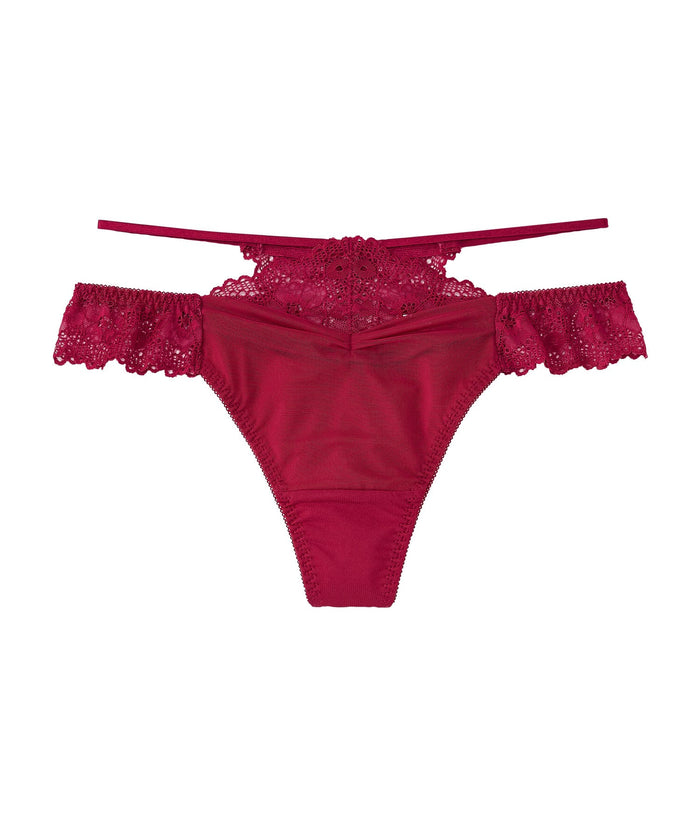 Sheer Layered Thong