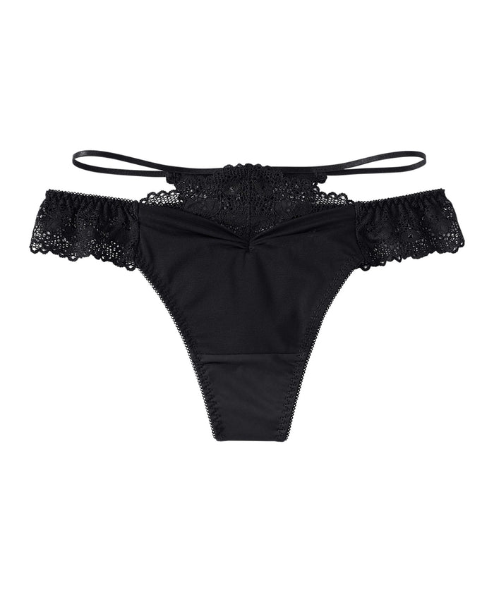 Sheer Layered Thong