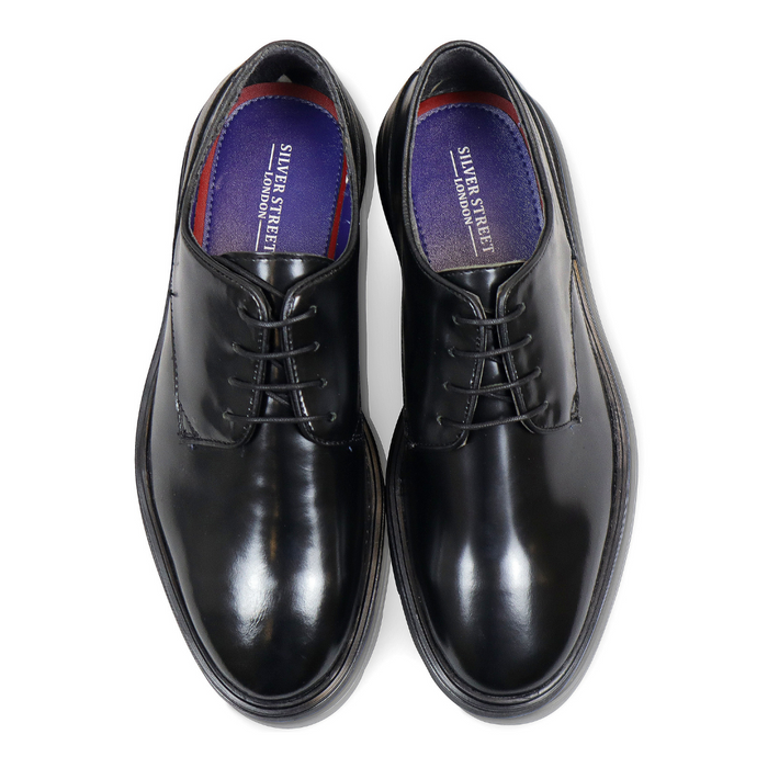 Sheraton Leather Brogue Shoes - Black