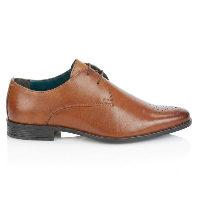 Sherman Leather Derby Shoes - Tan