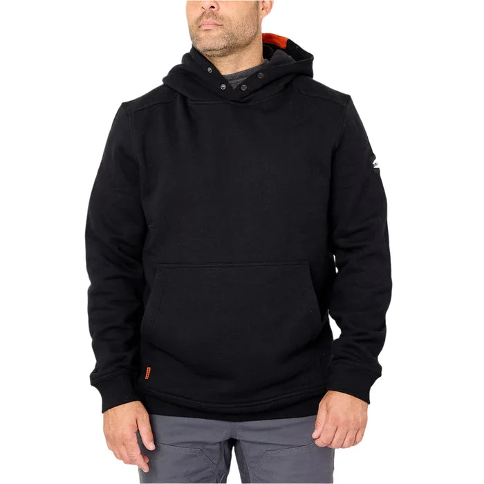 BRUNT Shevlin hoodie in black, front view