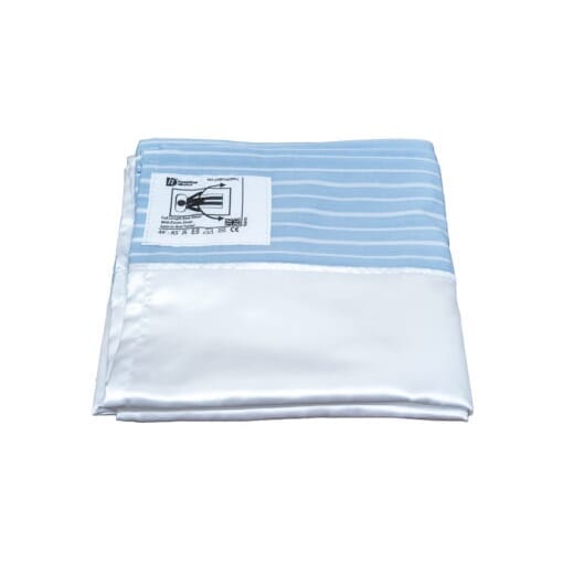 Close-up of a feature of Siba Satin Sheet Combination Pack.
