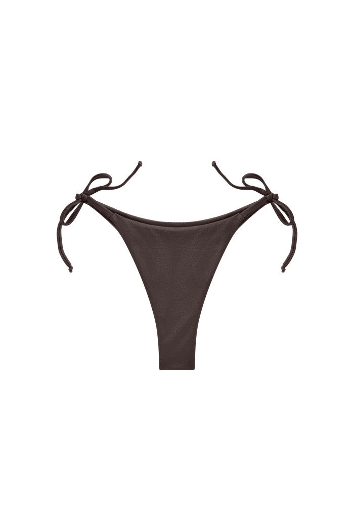 zwemkleding broekje bruin strikjes