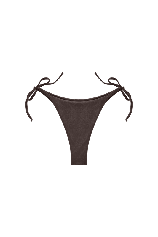 zwemkleding broekje bruin strikjes