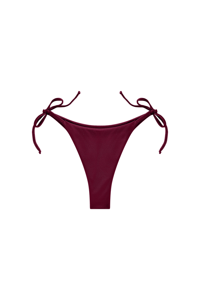 strikjes bikini broekje bordeaux