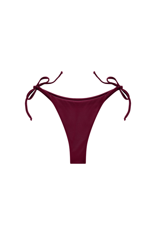 strikjes bikini broekje bordeaux