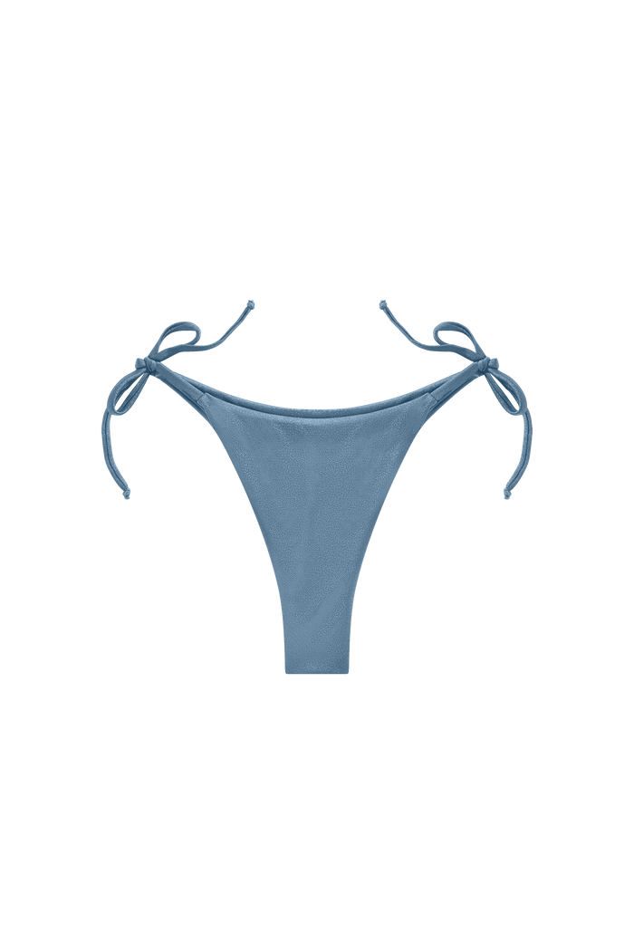 side tie lichtblauw bikini broekje