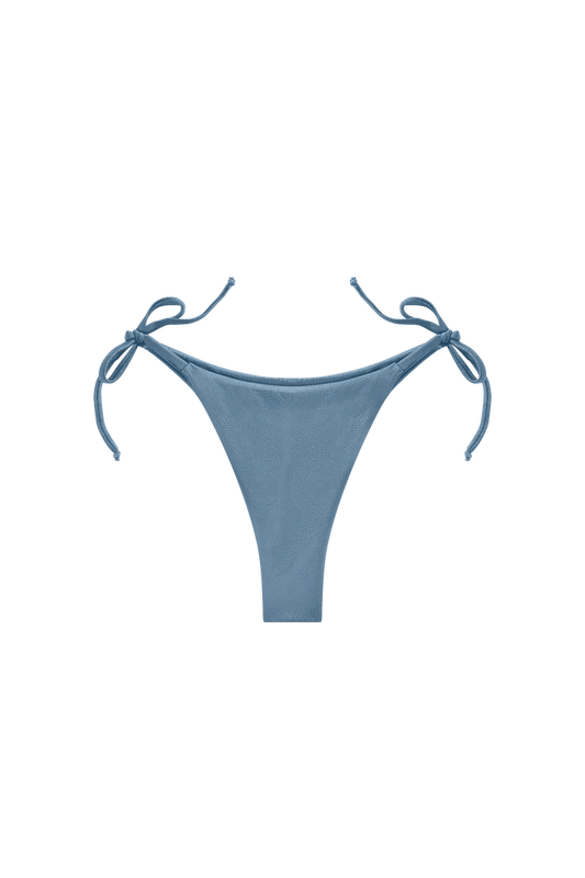 side tie lichtblauw bikini broekje