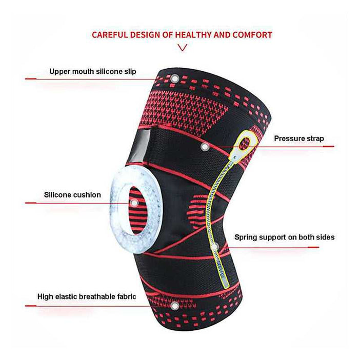 knit knee compression brace