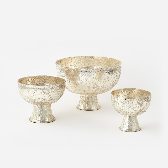 Silver Stacking Bowls, Set of 3