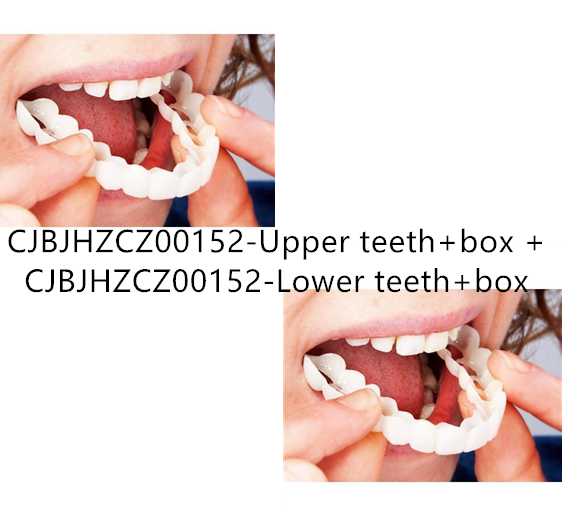 Simulation Whitening Lower Row Braces Teeth Whitening Kit Upper Row Dentures Braces