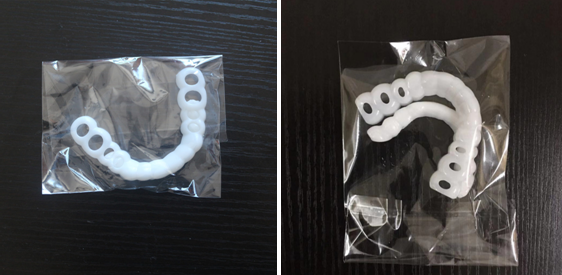 Simulation Whitening Lower Row Braces Teeth Whitening Kit Upper Row Dentures Braces