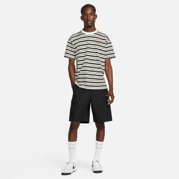 Skate Cargo Shorts (Black/White)