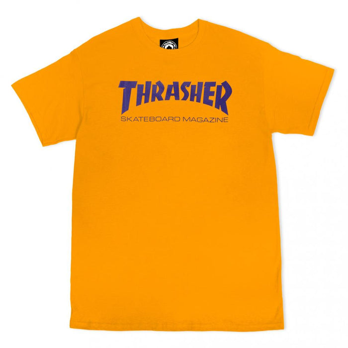 Skate Mag Tee (Gold/Purple)