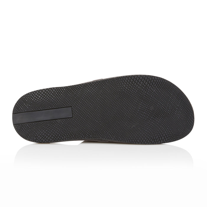 Smithfield Suede Leather Slippers - Grey