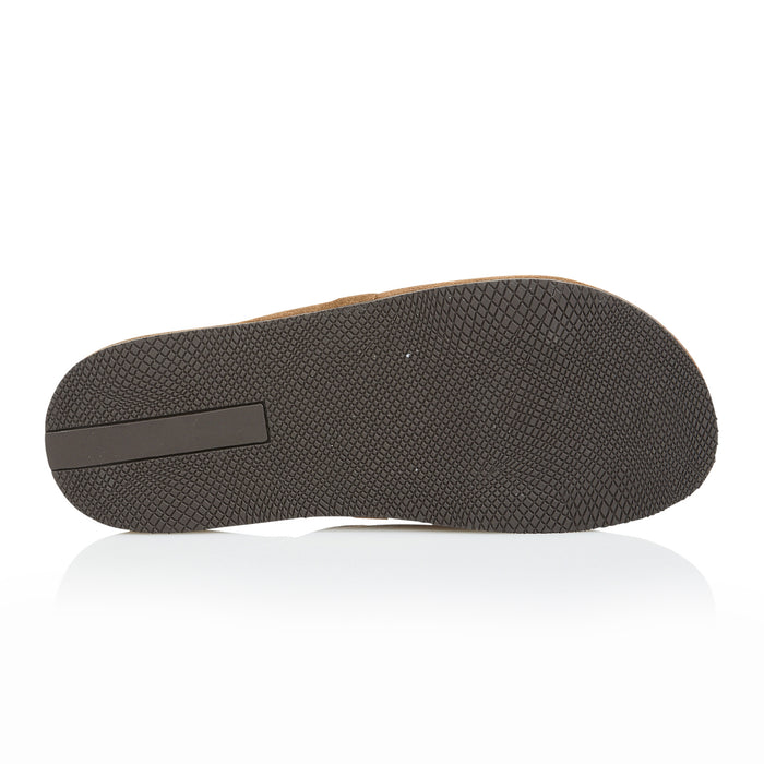 Smithfield Suede Leather Slippers - Tan