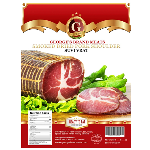 smoked dried pork shoulder