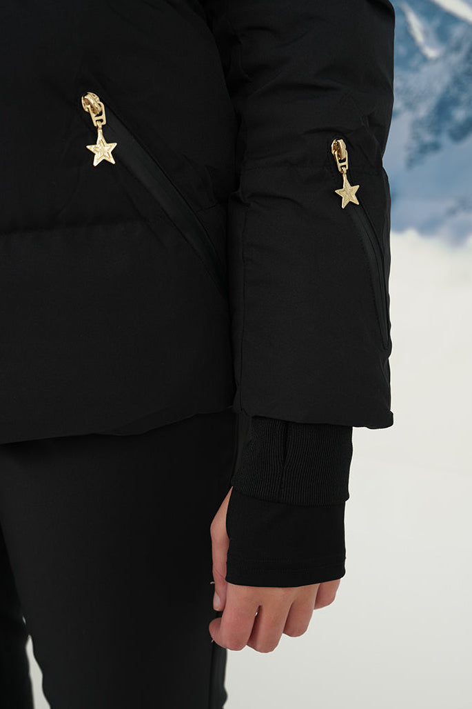 "Snowfall" ski jacket black