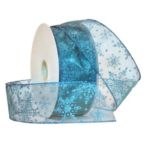 Snowflake Wired Ribbon