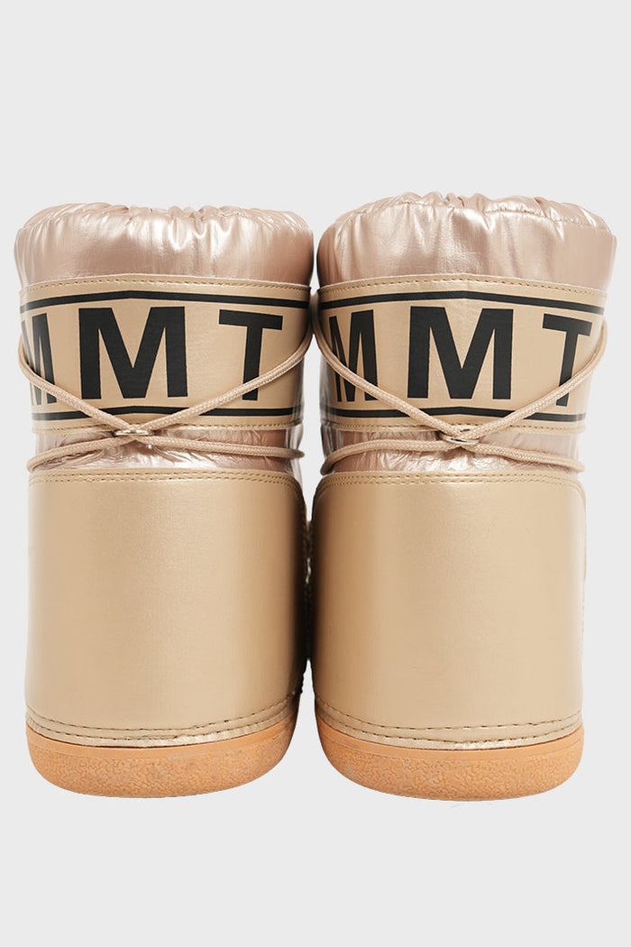 "Snowy" boots gold