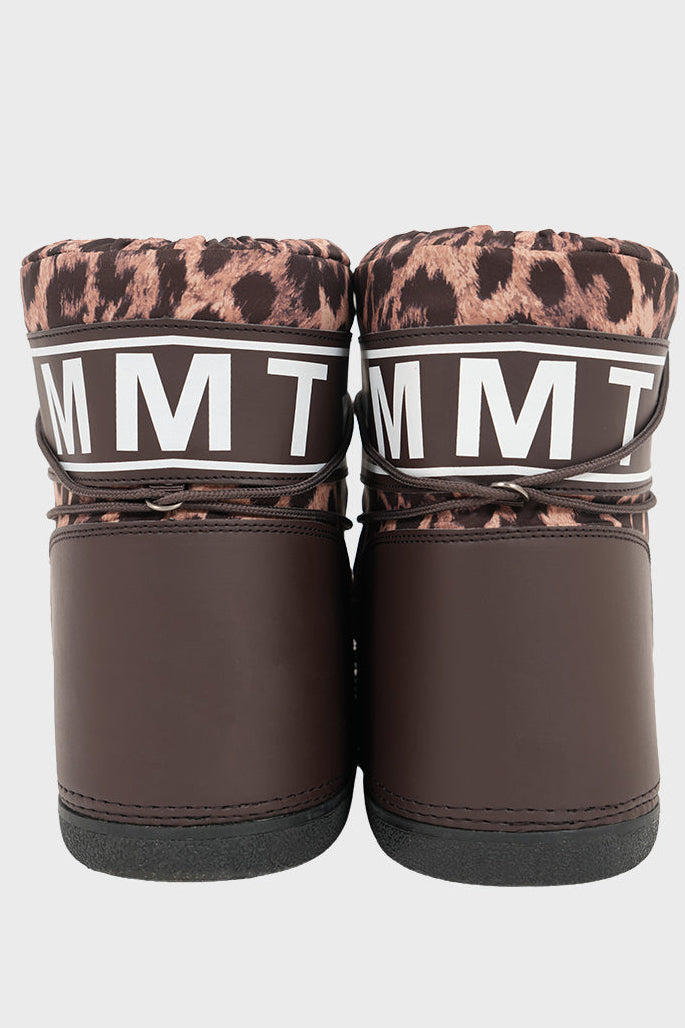 "Snowy" boots leopard