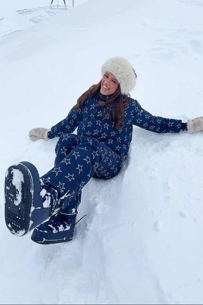 "Snowy" boots navy