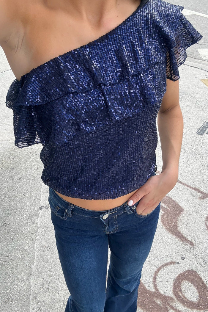 "Soho" top navy