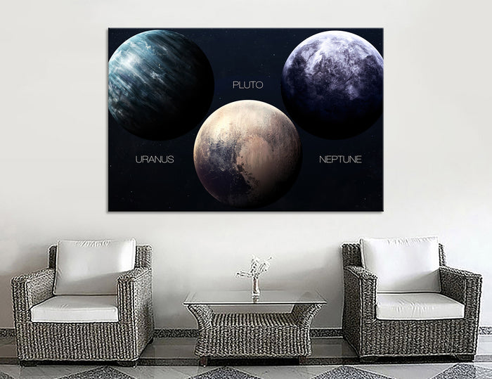 Solar System Planets Canvas Print #6014