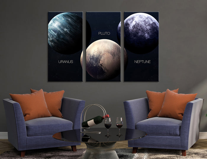 Solar System Planets Canvas Print #6014