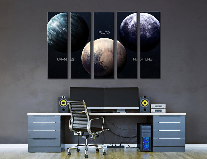 Solar System Planets Canvas Print #6014