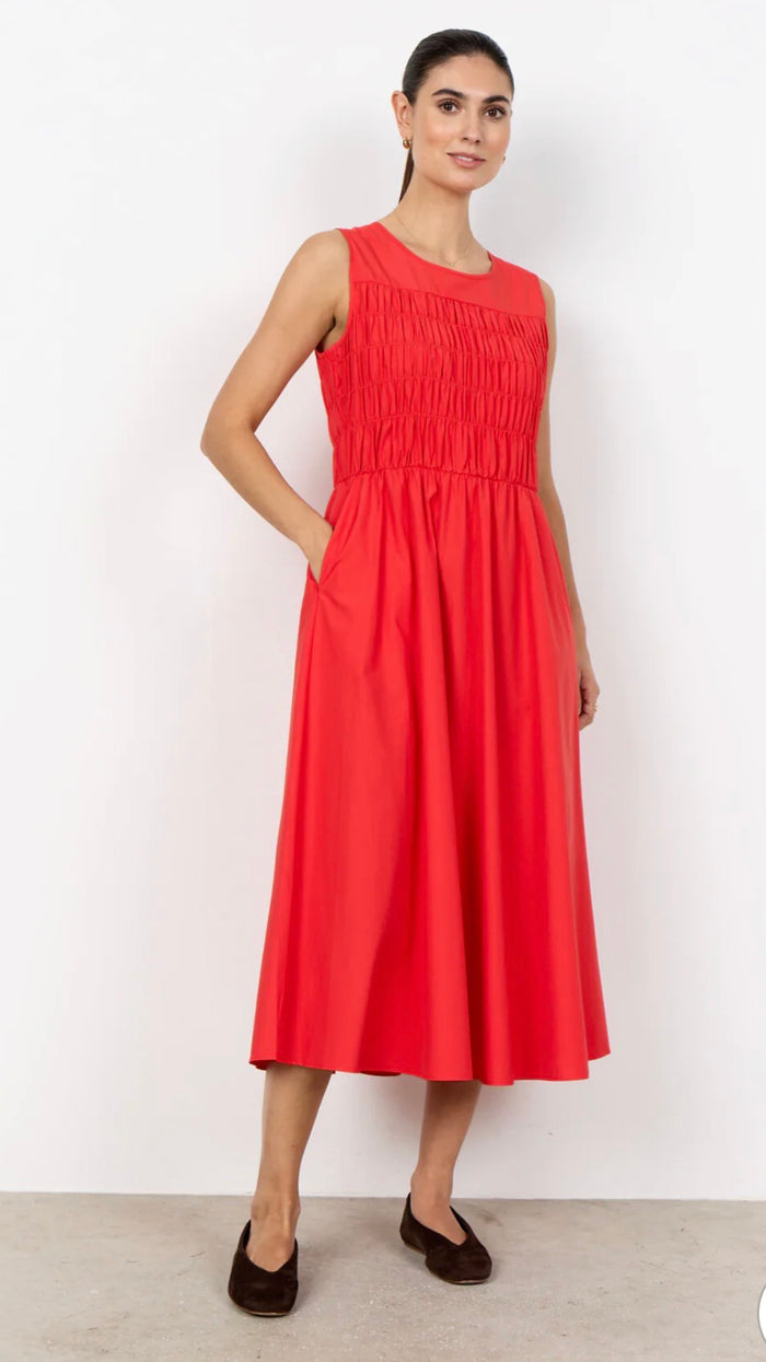 SOYA SC-NETTI DRESS-RED