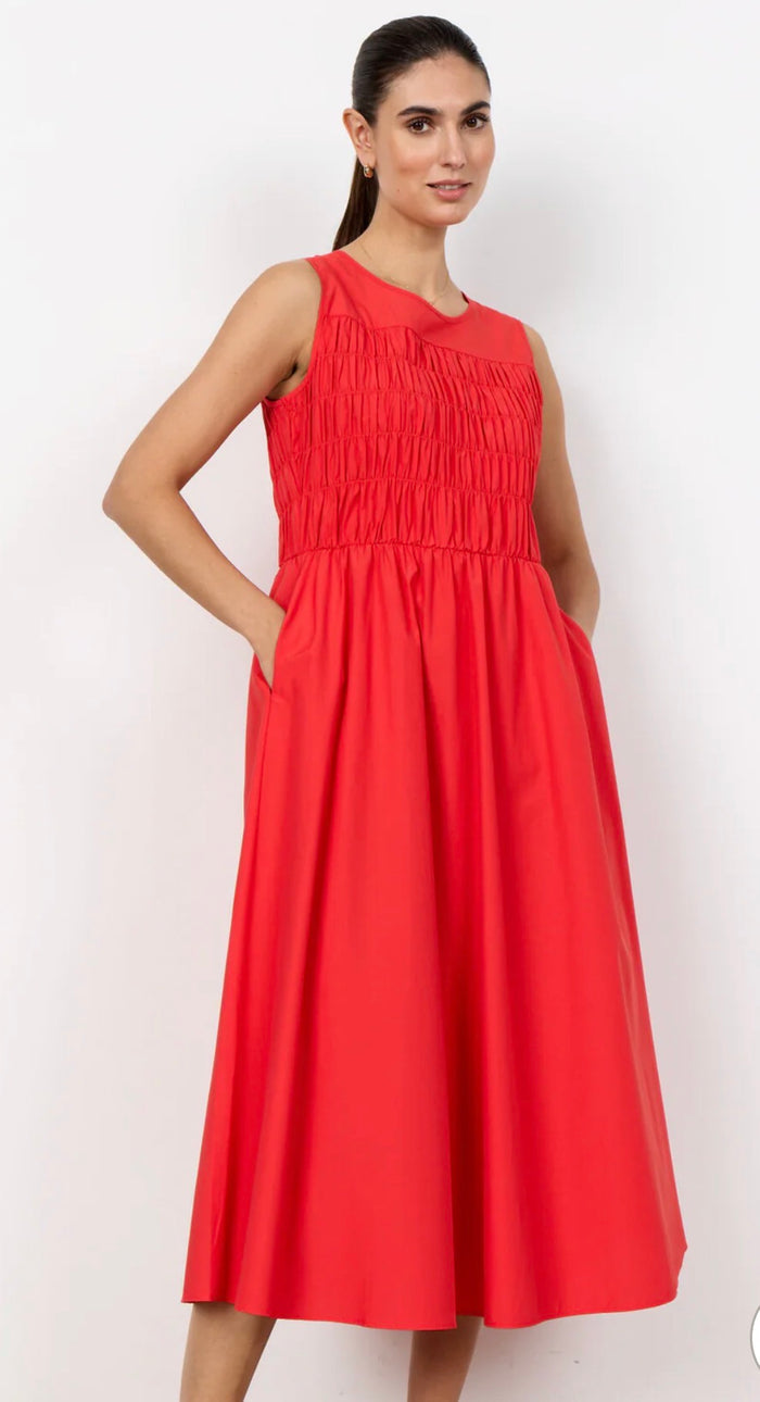 SOYA SC-NETTI DRESS-RED
