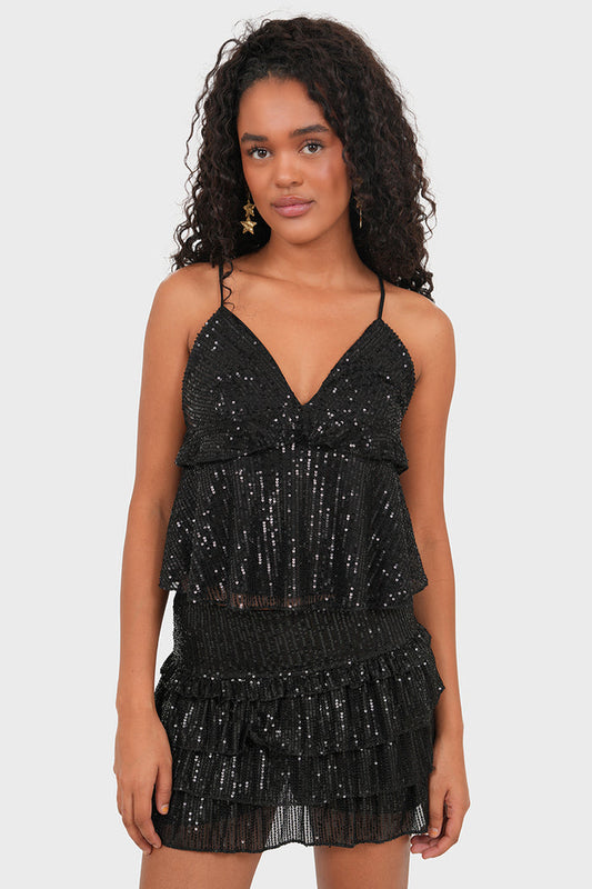 "Spark" skirt black