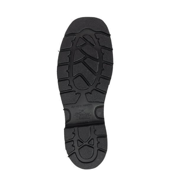 Thorogood square toe wellington work boot, EH rated with oil and slip resistant outsole