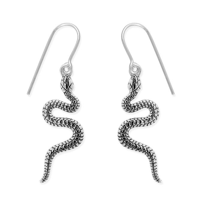 SS Snake Dangle Earrings