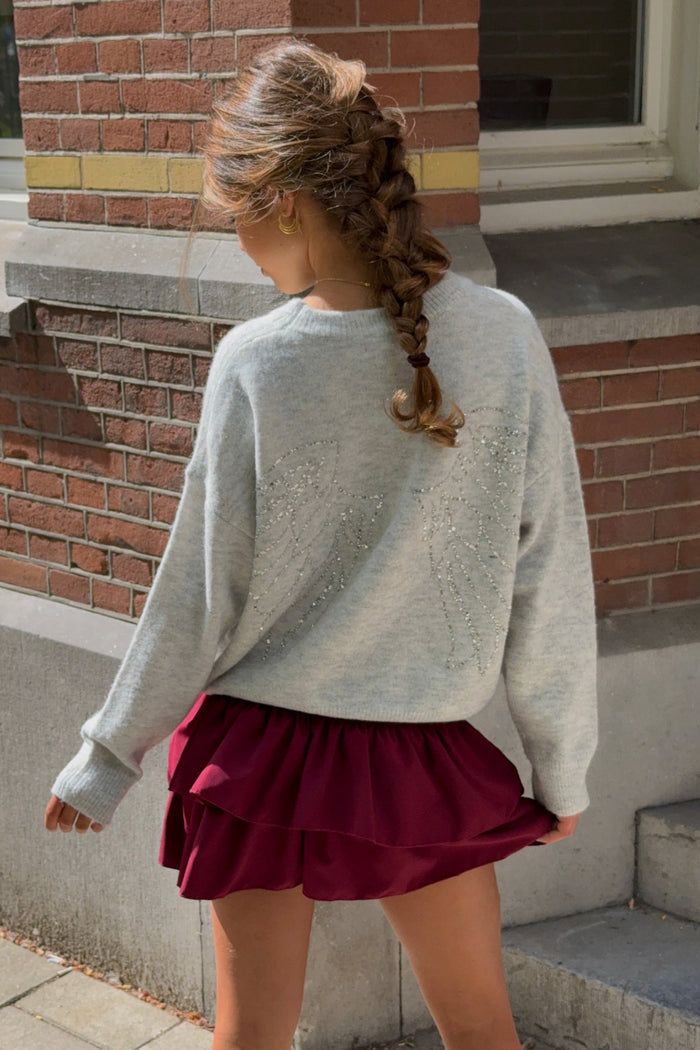"Stacy” sweater grey