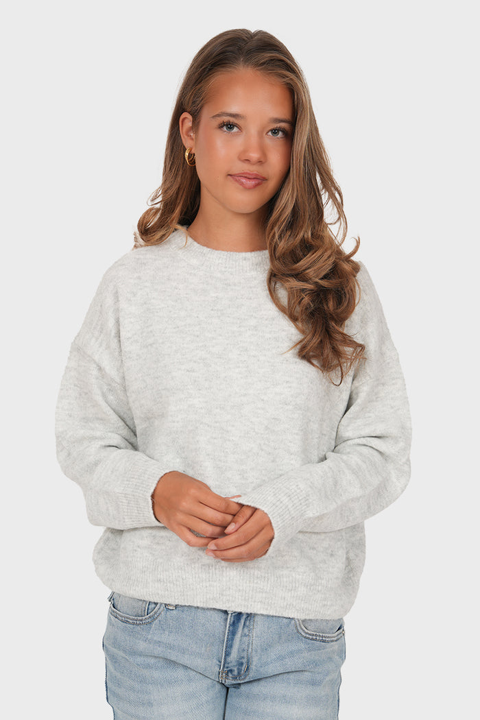 "Stacy” sweater grey