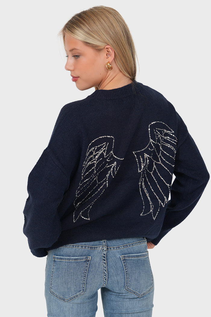 "Stacy" sweater navy