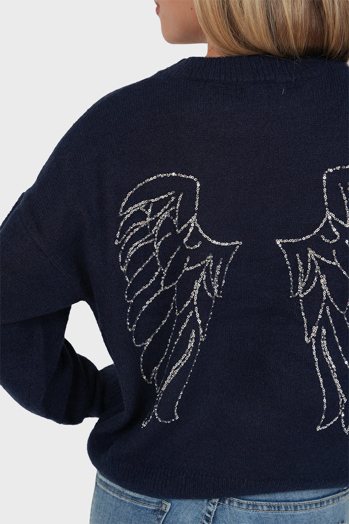 "Stacy" sweater navy