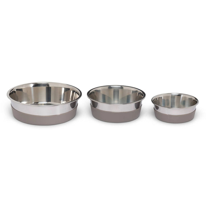 Stainless Steel Bowl with Removable Silicone Base