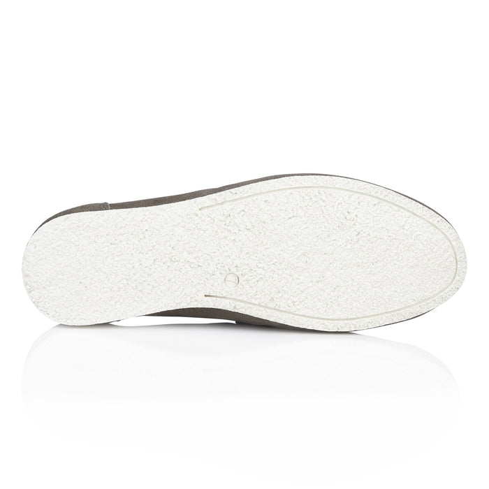 Stanhope Suede Leather Penny Loafers - Grey