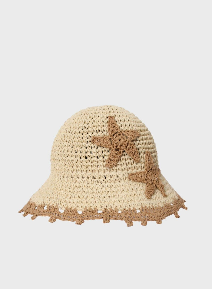 "Starfish" straw hat