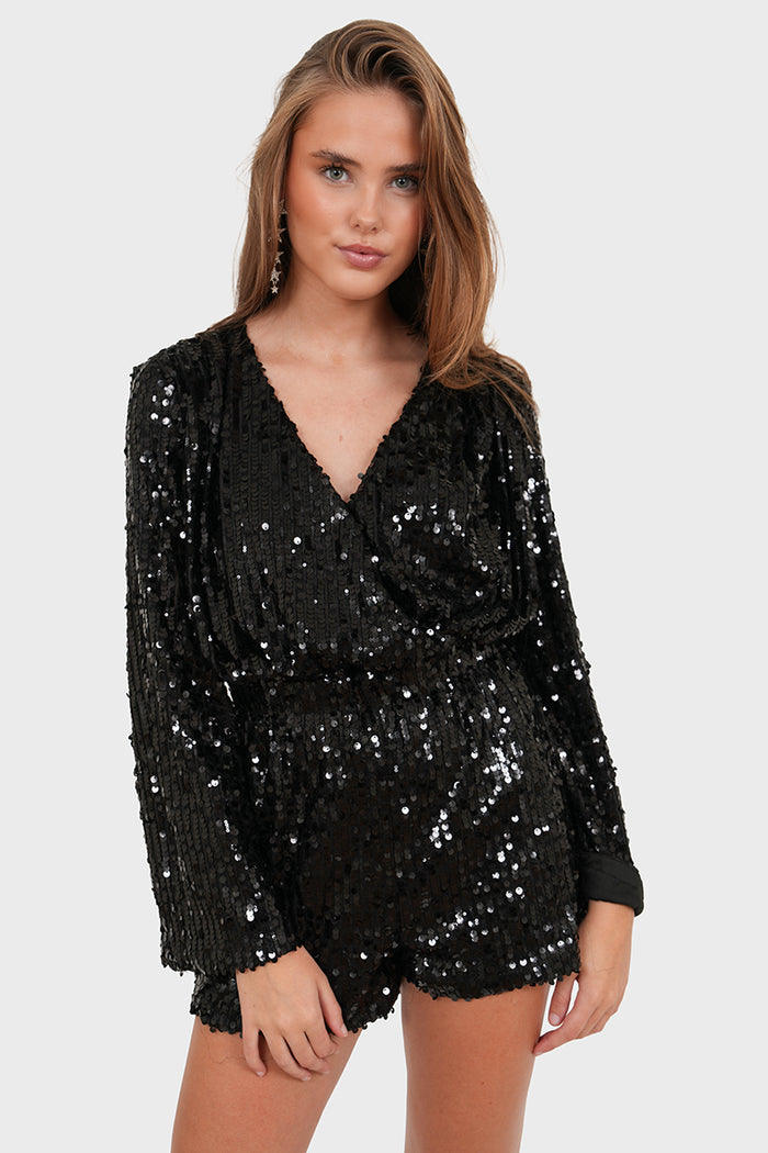 "Starlight" playsuit black