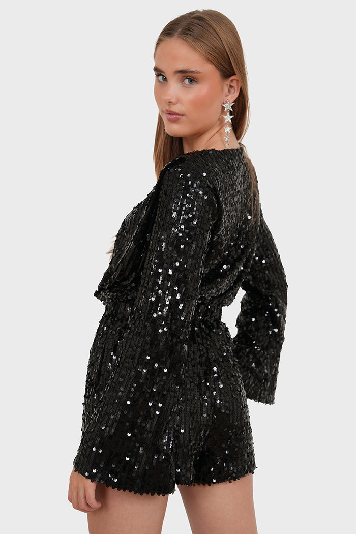 "Starlight" playsuit black