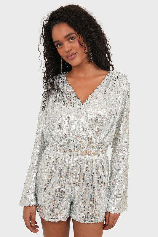 "Starlight" playsuit silver