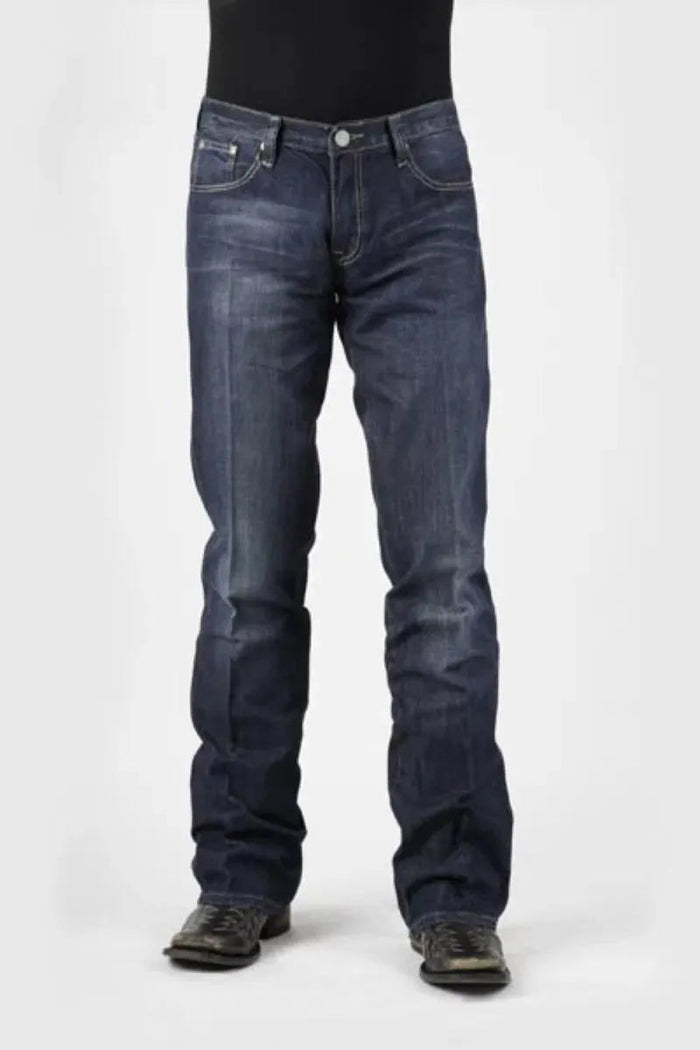 Stetson 1014 Fit Semi-Destructed Wash Jeans - Men's Jeans - Hatcountry